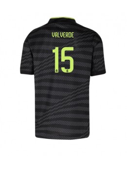 Real Madrid Federico Valverde #15 Ausweichtrikot 2022-23 Kurzarm